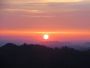 Sunset from Moro Rock