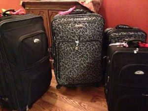 The suitcases are ready..