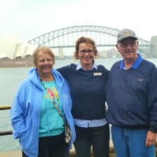 Rita, Trafalgar tour guide, Nellie, and Rita's husband, John