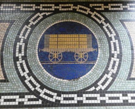 Train mosaic tile 2