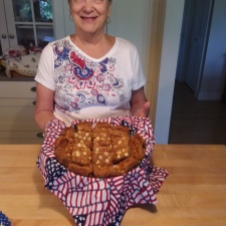 Betty made her blonde brownies!